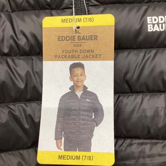 Eddie Bauer youth down packable jacket - Picture 2 of 5